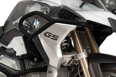 Puig Upper Engine Guards For BMW R1200GS / R1250GS Models (Black)