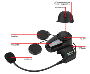 Sena SMH10 Single Pack Motorcycle Bluetooth Intercom