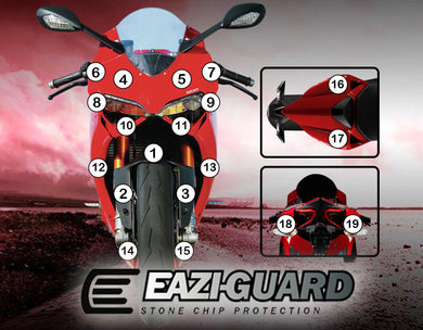 Eazi-Guard Stone Chip Paint Protection Film for Ducati Panigale 899 1199 matte