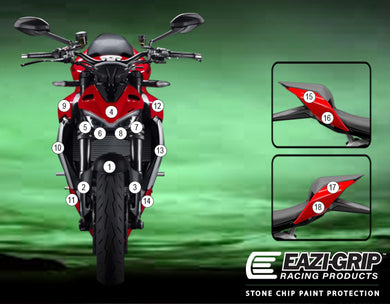 Eazi-Guard Paint Protection Film for Ducati Streetfighter V2  matte