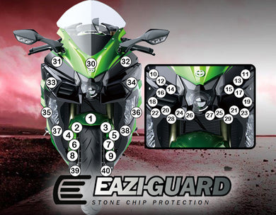 Eazi-Guard Paint Protection Film for Kawasaki Ninja H2 SX matte