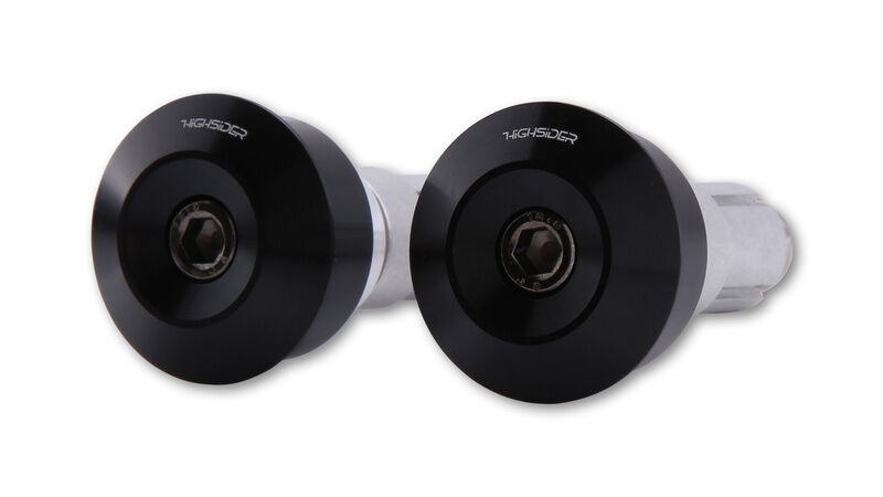 HIGHSIDER DOT HANDLEBAR ENDS, BLK