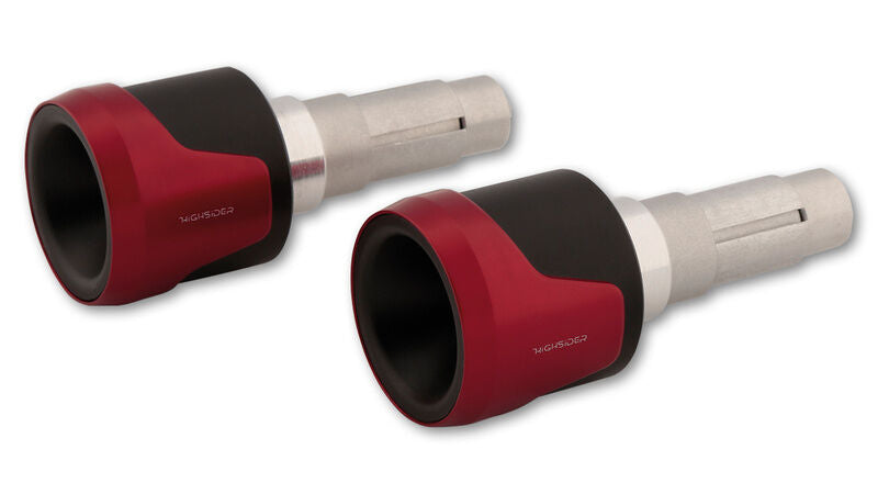 HIGHSIDER AKRON-XL HANDLEBAR ENDS, RED