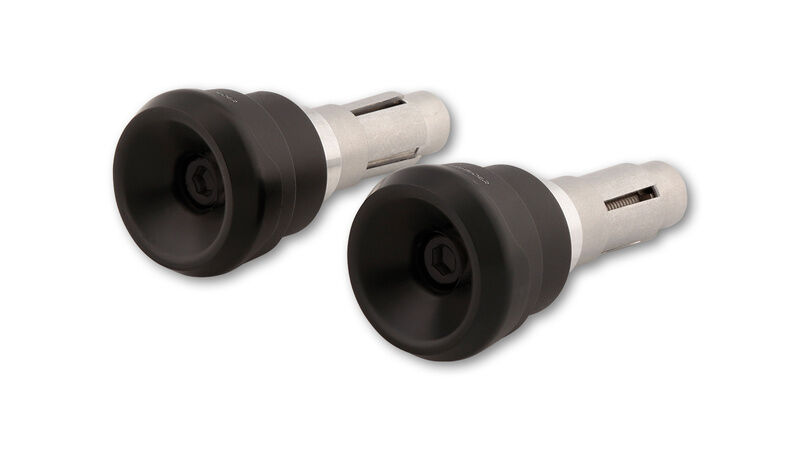 HIGHSIDER AKRON-LS HANDLEBAR ENDS, BLK