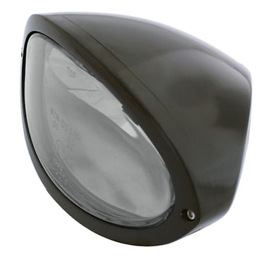 HIGHSIDER IOWA MAIN HEADLIGHT, BLK/CLR