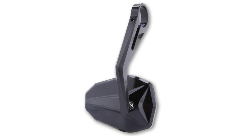 HIGHSIDER VICTORY HANDLEBAR END MIRROR, BLK