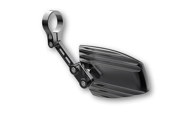 HIGHSIDER WAVE HANDLEBAR END MIRROR, SIL