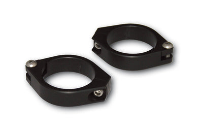 HIGHSIDER FORK PIPE CLAMPS, BLK, 42-43MM