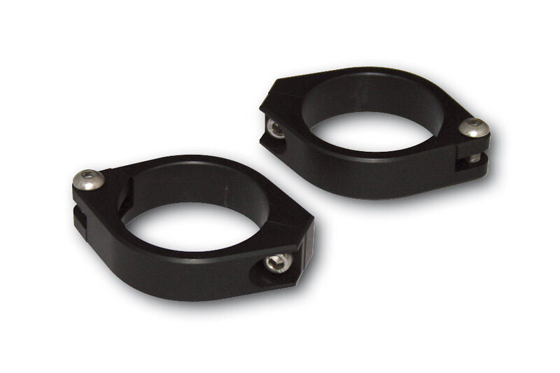 HIGHSIDER FORK PIPE CLAMPS, BLK, 42-43MM