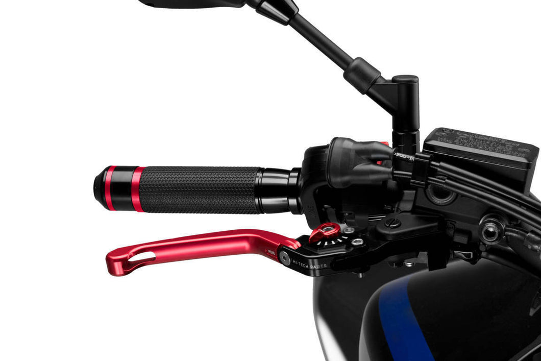 Puig Brake Lever 3.0 (Foldable, Red Lever, Red Adjuster)