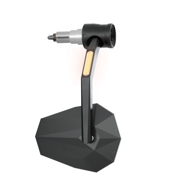 HIGHSIDER STEALTH-X7 BAR END MIR W FLASHER