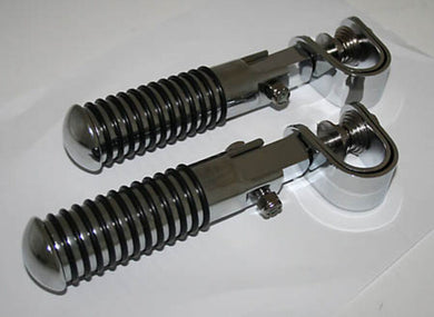 HIGHSIDER CHROME FOOTPEGS, CLAMP
