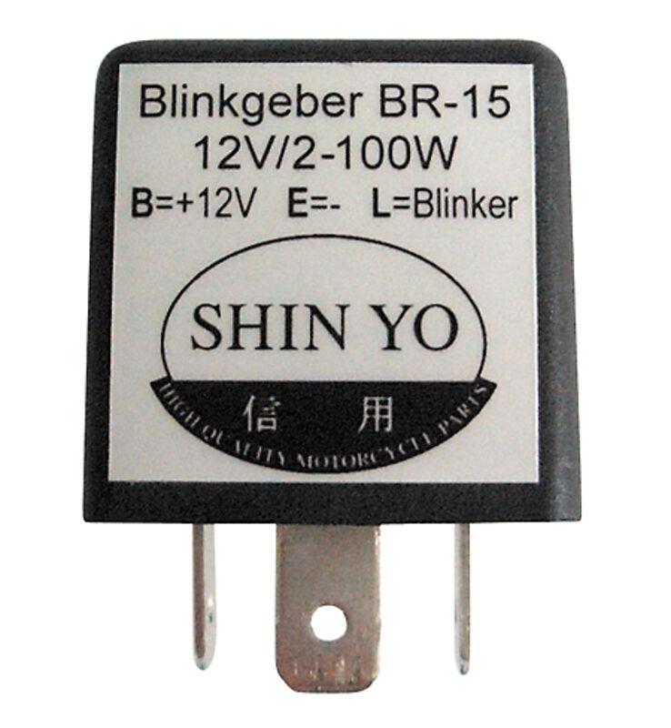 HIGHSIDER FLASHER RELAY SY-02 12V 1-100 W