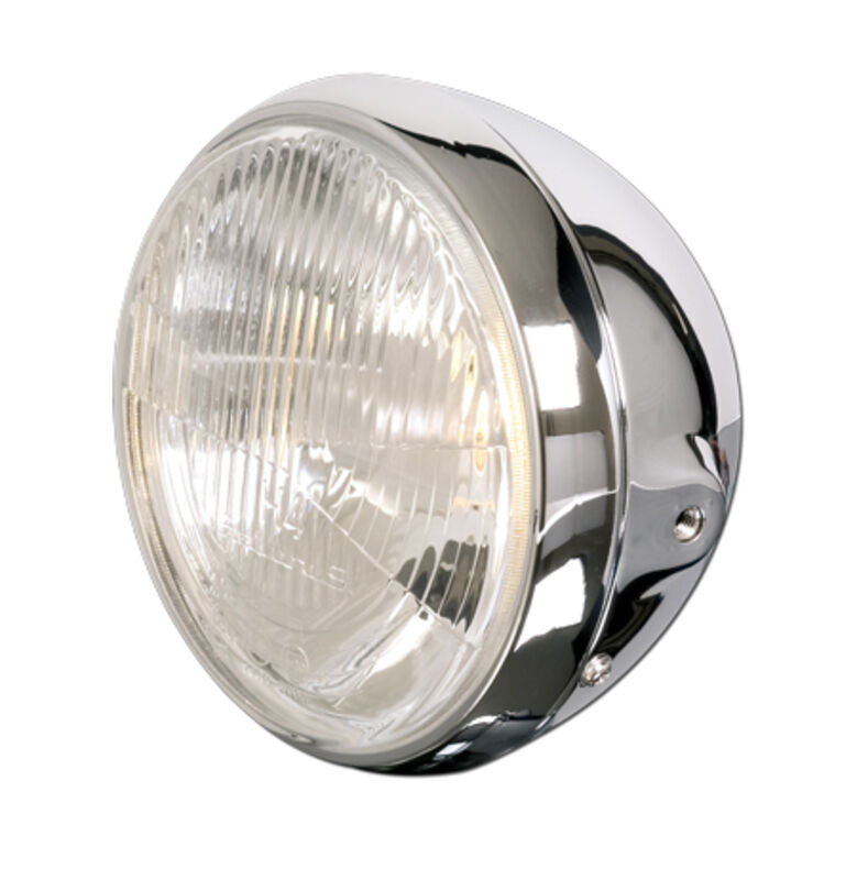 HIGHSIDER BRITISH-STYLE HEADLIGHT 7INCH, CHR