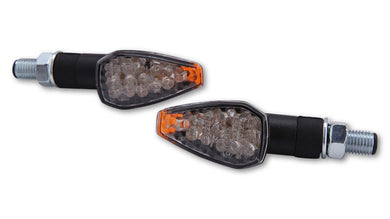 HIGHSIDER LED-WINKER PEAK, BLK, PAIR, SHORT
