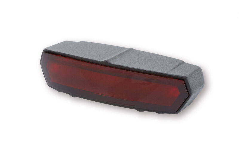 HIGHSIDER LED TAILLIGHT LIGHT GUIDE BLK RED