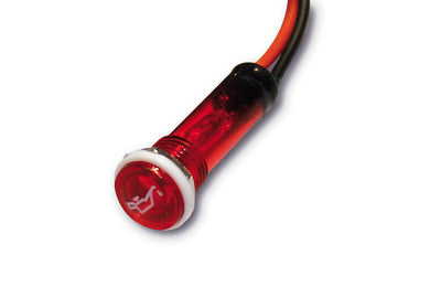 HIGHSIDER OIL WARNING LIGHT RED D.12MM