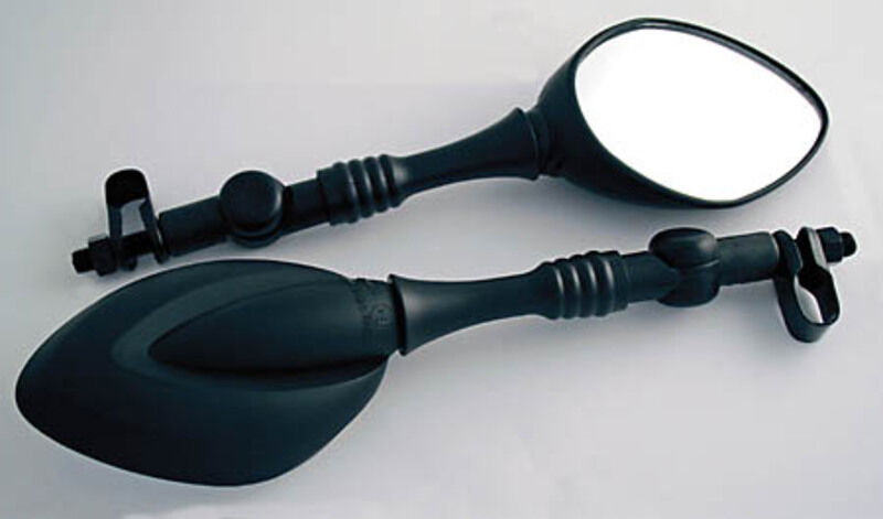 HIGHSIDER MIRROR UNI W/JOINT M10 BLK PAIR