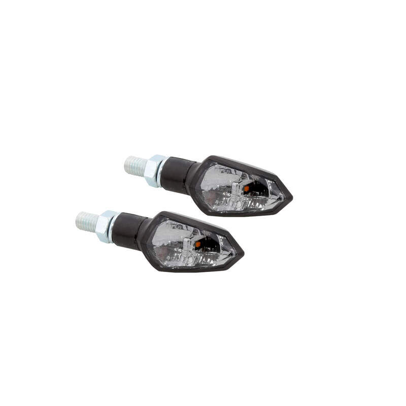 HIGHSIDER LED IND SHIELD-TS BLK SMK PAIR