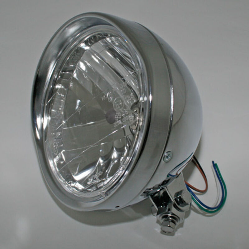 HIGHSIDER CRUISER 6 1/2 HEADLAMP CHR BM