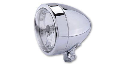 HIGHSIDER HEADLAMP BULLET 90MM H4 CHR BM