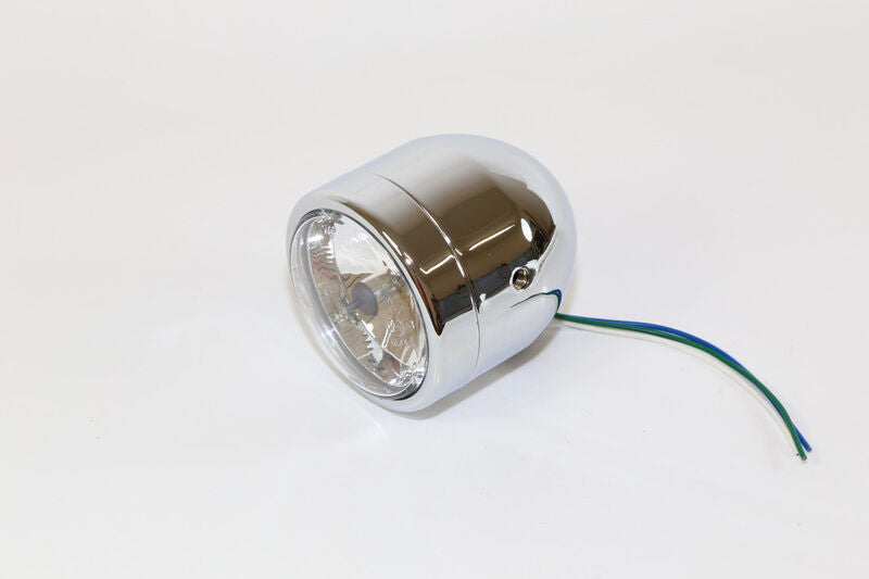 HIGHSIDER HEADLAMP CHROMED 90MM H4 SM E