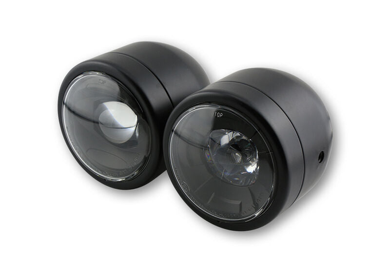 HIGHSIDER LED HEADLIGHT TWIN, SIDE M, BLK