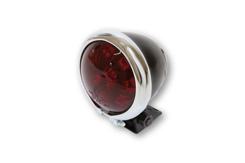 HIGHSIDER LED TAILLIGHT BATES BLK-CHR RED