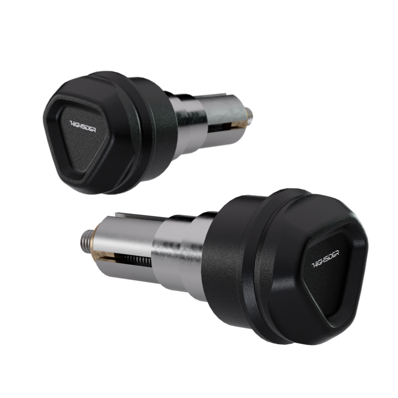 HIGHSIDER VENTURA-LS HANDLE BAR END, BLK