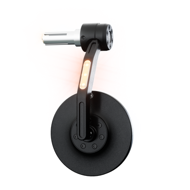 HIGHSIDER CONERO BLK EDT BAR END MIR W LED