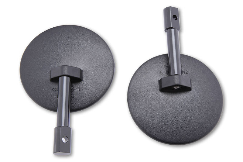 HIGHSIDER H-SMART BAR-END MIR ROUND BLK