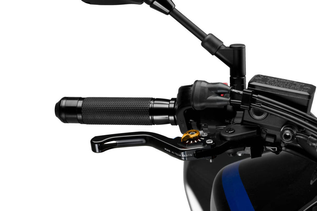 Puig Short 3.0 Brake Lever (Black Lever, Gold Adjuster)