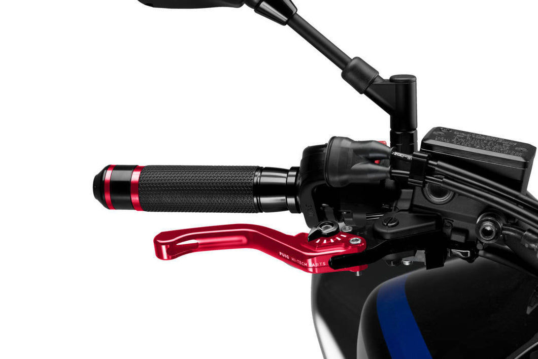 Puig 3.0 Short Brake Lever (Red With Black Adjuster)