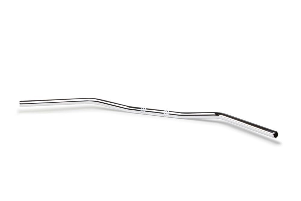 LSL 25.4mm (1 ) Steel Wide Bar Handlebars (Colour: Chrome)