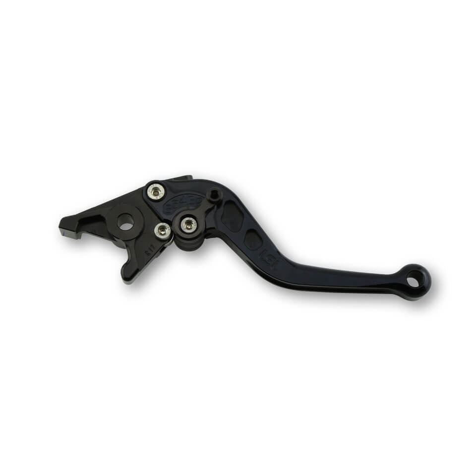 LSL Short Clutch Lever For Triumph Thunderbird Storm ABS (2011 - 2014) - Black Lever, Black Adjuster