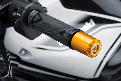 Puig Long Bar Ends to Suit Kawasaki Z650 2020-Onwards (Black)