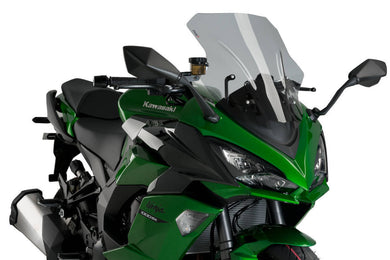 Puig Racing Screen To Suit Kawasaki Z1000 SX (2020 - Onwards) - Smoke
