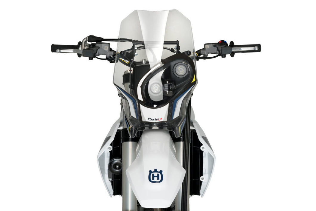 Puig Semi-Fairing Rally For Husqvarna FE/TE Models (Clear)