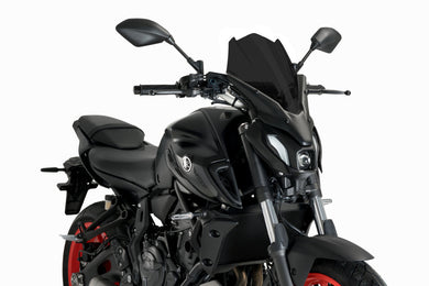 Puig New Generation Touring Screen For Yamaha MT-07 2021- Onwards (Dark Smoke)