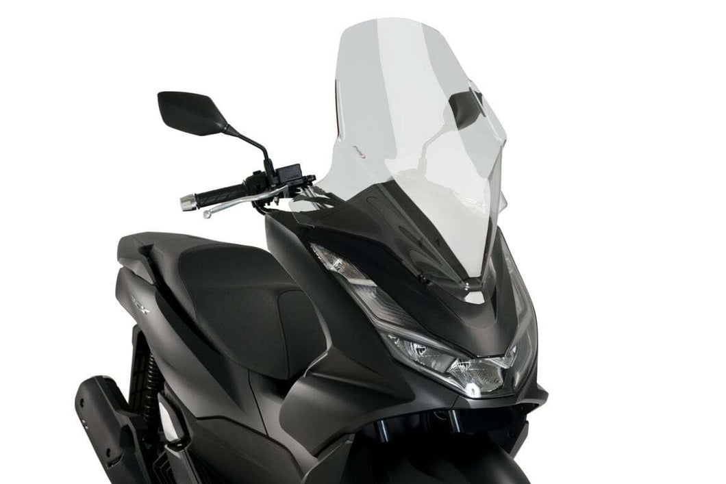 Puig V-Tech Line Touring Screen For Honda PCX 125 (2021 - Onwards) - Clear