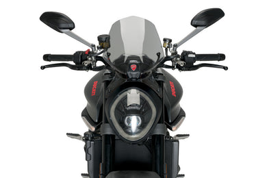 Puig New Generation Sport Screen For Ducati Monster 937 (2021 - Onwards) - Smoke