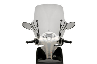 Puig Windscreen T.X For Yamaha D'elight (2021 - Onwards) - Clear