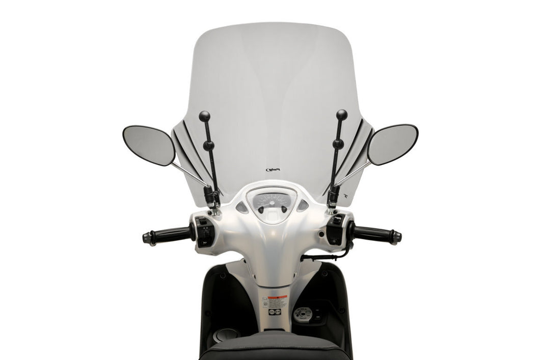 Puig Windscreen T.X For Yamaha D'elight (2021 - Onwards) - Clear