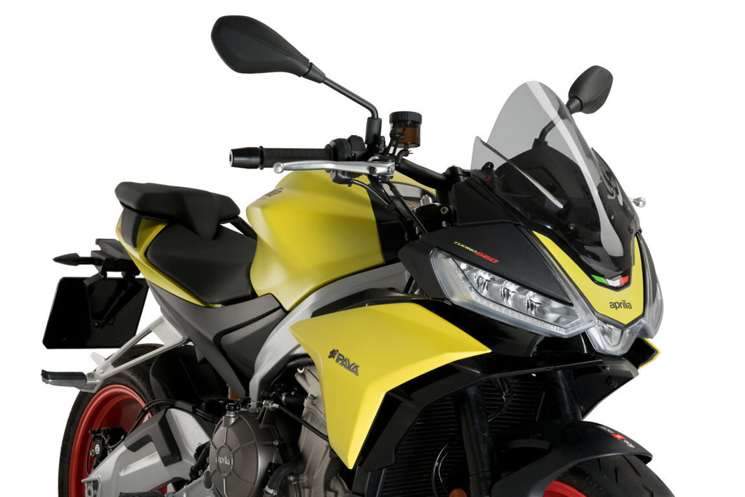 Puig Z-Racing Screen For Aprilia Tuono 660/V4/V4 Factory 2021 - Onwards (Smoke)