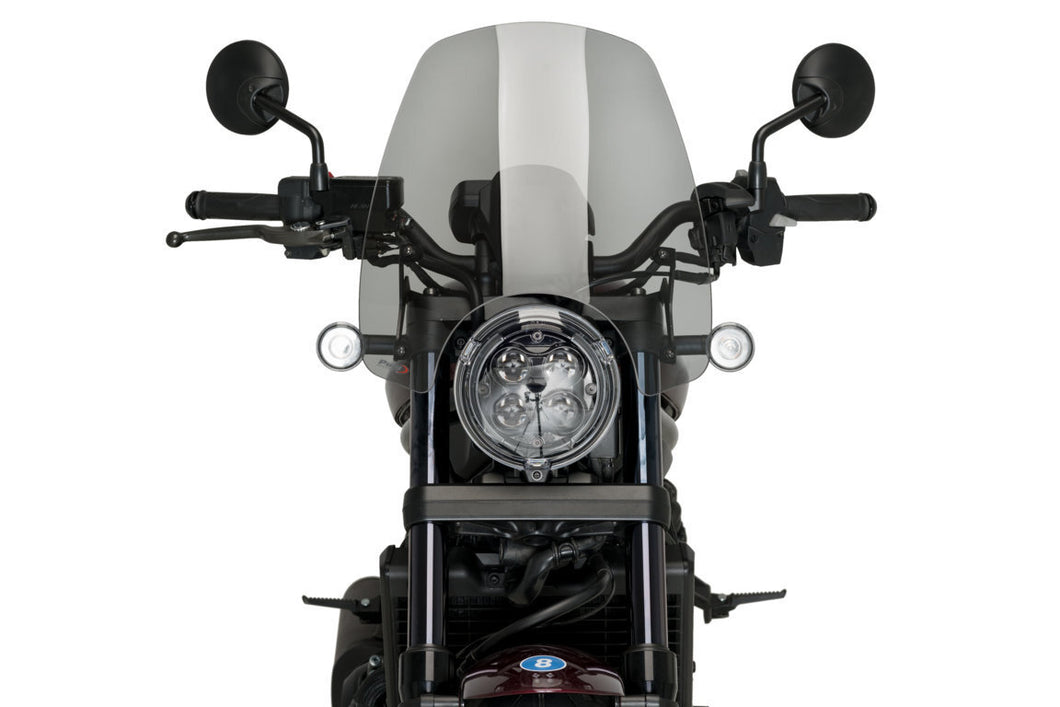 Puig New Generation Touring Screen For Honda CMX1100 Rebel (2021 - Onwards) - Smoke