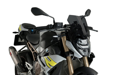 Puig New Generation Sport Screen For BMW S1000R (2021 - Onwards) - Dark Smoke
