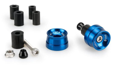 Puig Speed Bar Ends For Various Yamaha Models (Blue)