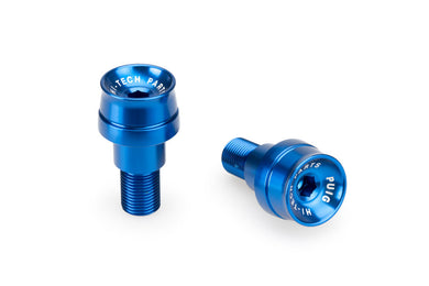 Puig Speed Bar Ends For Various Yamaha Models (Blue)