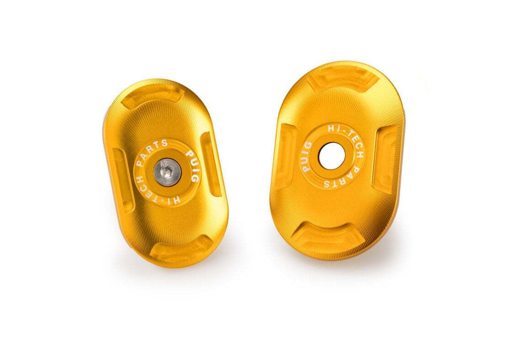 Puig Aluminium Chassis Covers For Yamaha MT-09/SP/XSR900 (2021 - Onwards) - Gold