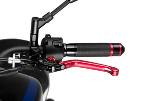 Puig Folding 3.0 Clutch Lever (Red With Red Adjuster)